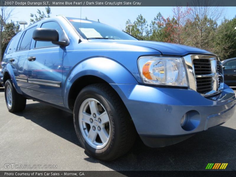 Marine Blue Pearl / Dark Slate Gray/Light Slate Gray 2007 Dodge Durango SLT
