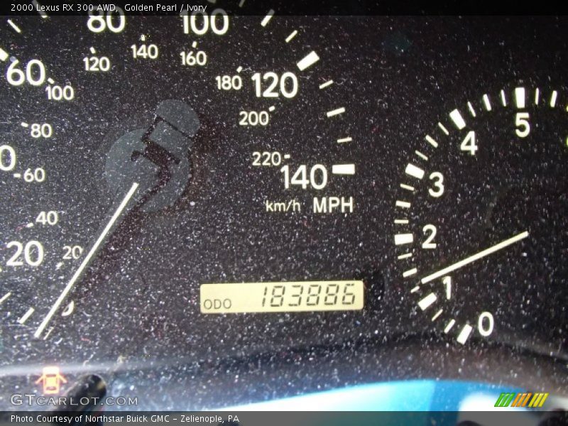 Golden Pearl / Ivory 2000 Lexus RX 300 AWD