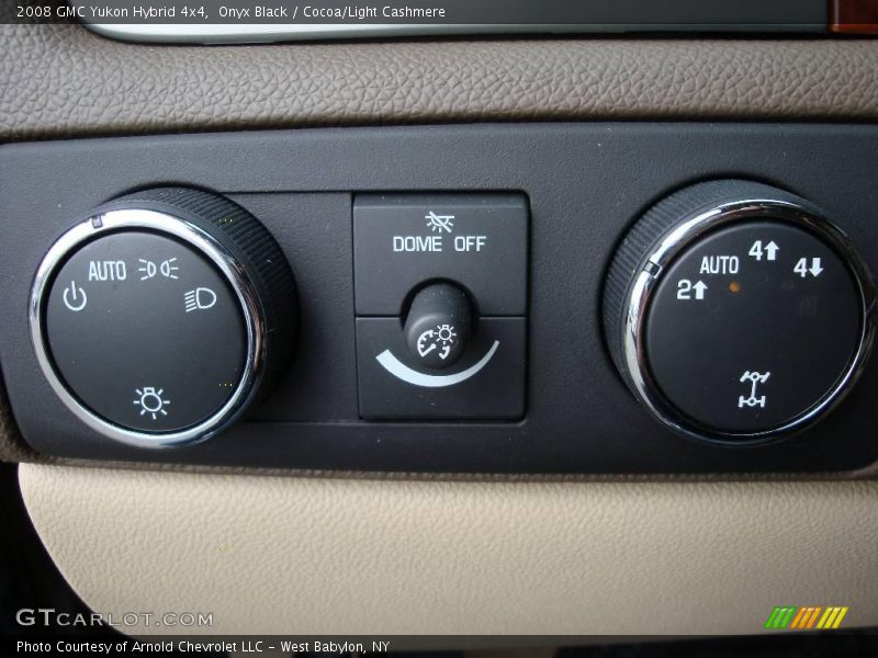 Onyx Black / Cocoa/Light Cashmere 2008 GMC Yukon Hybrid 4x4