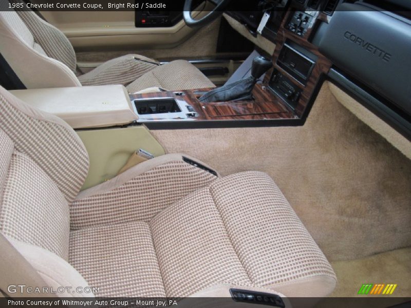  1985 Corvette Coupe Saddle Interior