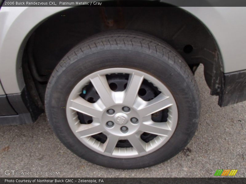 Platinum Metallic / Gray 2006 Buick Rendezvous CXL