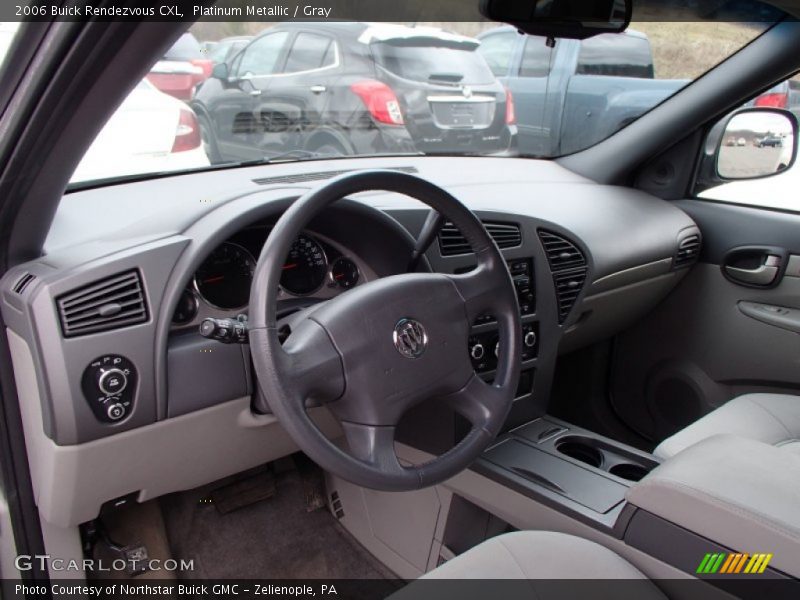 Platinum Metallic / Gray 2006 Buick Rendezvous CXL