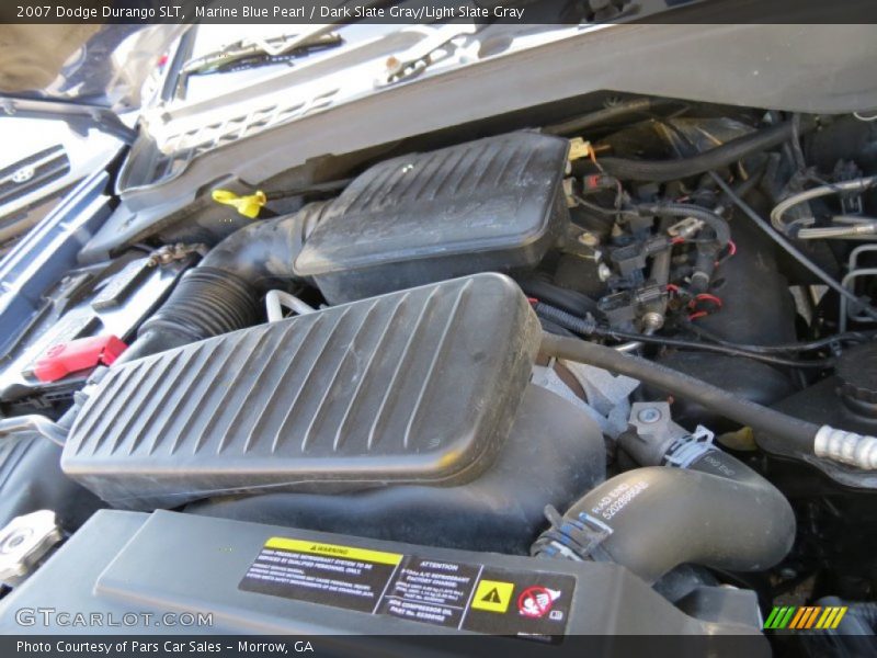 Marine Blue Pearl / Dark Slate Gray/Light Slate Gray 2007 Dodge Durango SLT