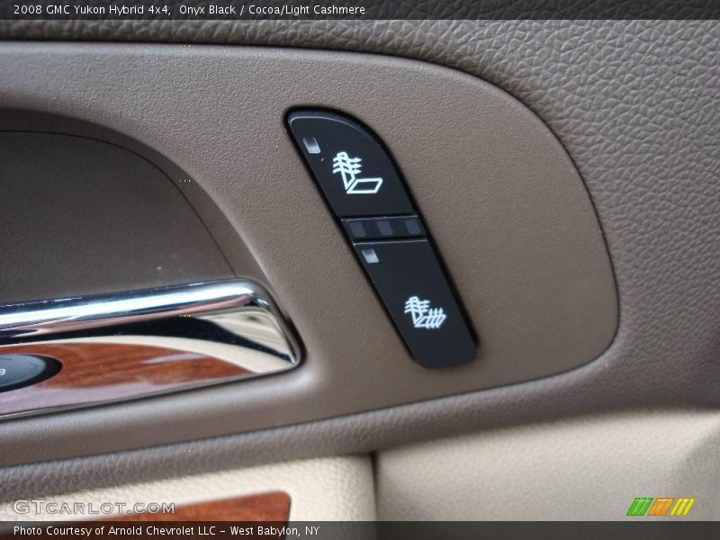 Onyx Black / Cocoa/Light Cashmere 2008 GMC Yukon Hybrid 4x4