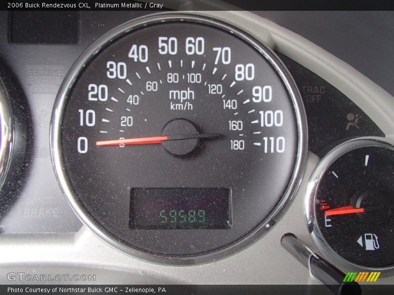 Platinum Metallic / Gray 2006 Buick Rendezvous CXL