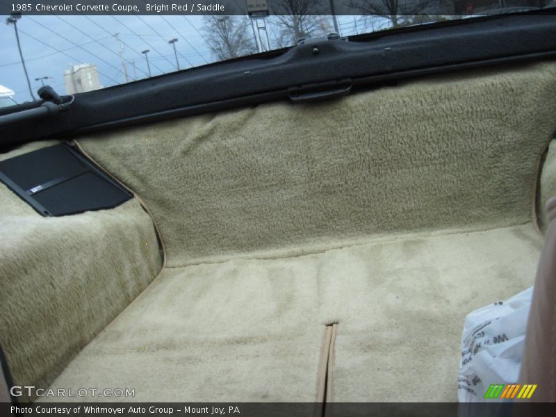  1985 Corvette Coupe Trunk