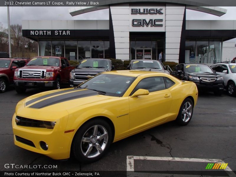 Rally Yellow / Black 2012 Chevrolet Camaro LT Coupe
