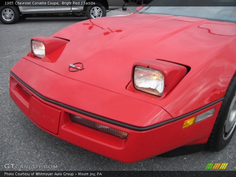 Bright Red / Saddle 1985 Chevrolet Corvette Coupe