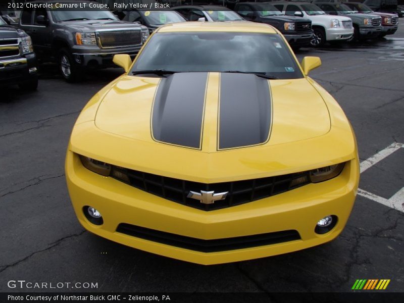 Rally Yellow / Black 2012 Chevrolet Camaro LT Coupe