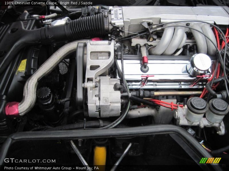 Bright Red / Saddle 1985 Chevrolet Corvette Coupe