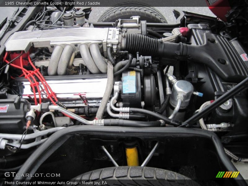 Bright Red / Saddle 1985 Chevrolet Corvette Coupe