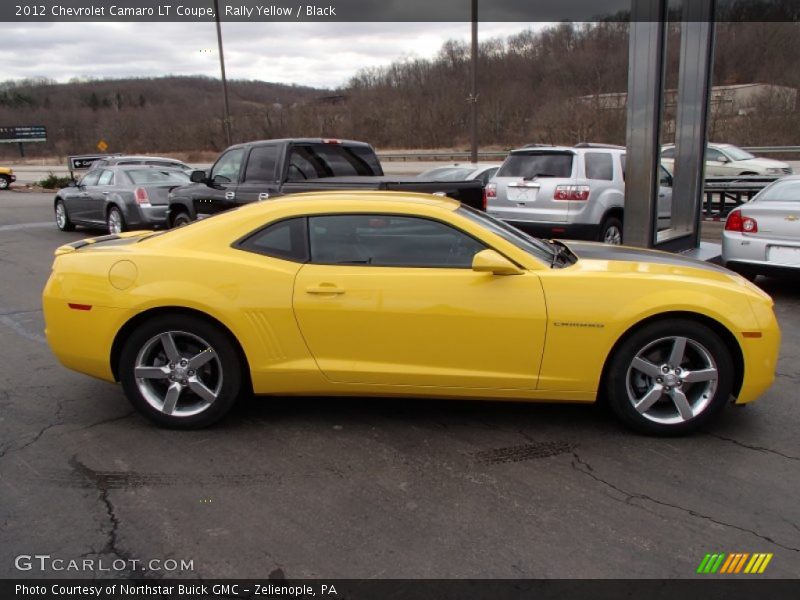 Rally Yellow / Black 2012 Chevrolet Camaro LT Coupe