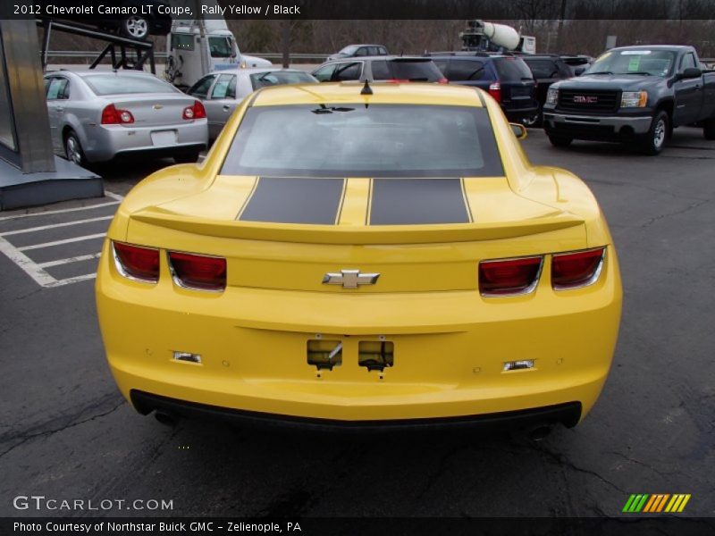 Rally Yellow / Black 2012 Chevrolet Camaro LT Coupe