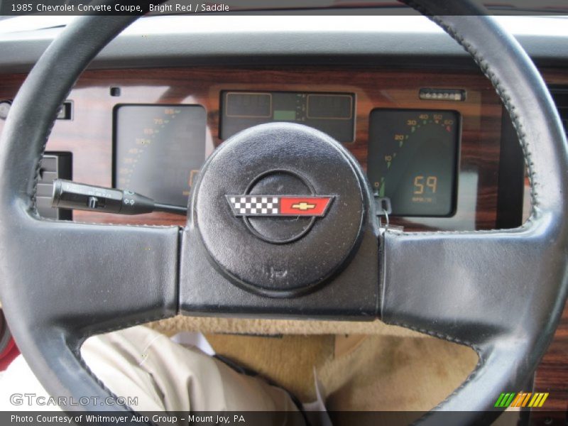  1985 Corvette Coupe Steering Wheel