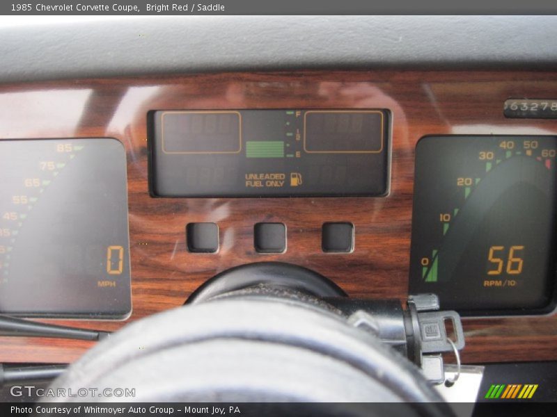  1985 Corvette Coupe Coupe Gauges