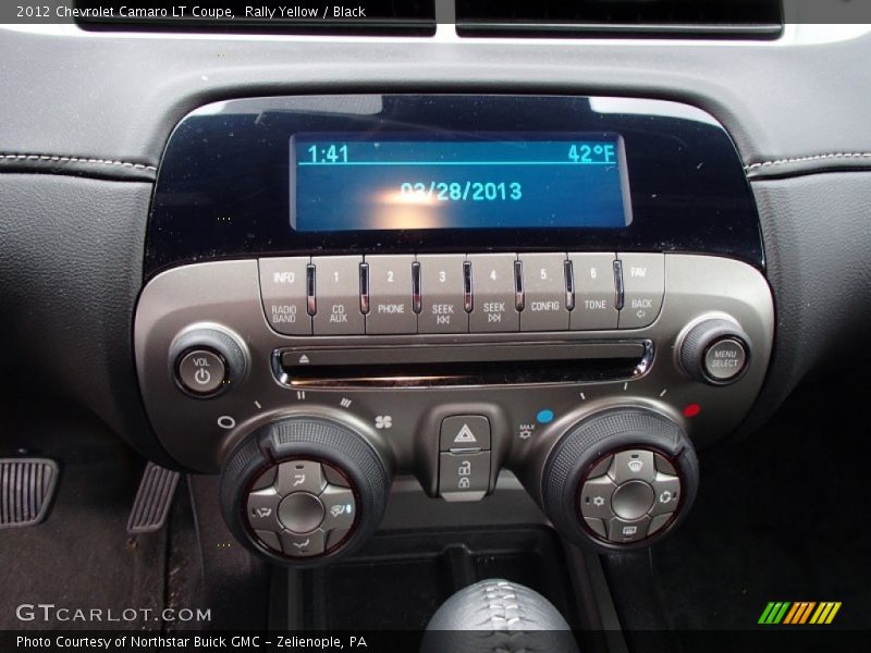 Rally Yellow / Black 2012 Chevrolet Camaro LT Coupe