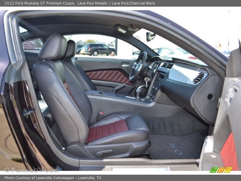  2012 Mustang GT Premium Coupe Lava Red/Charcoal Black Interior