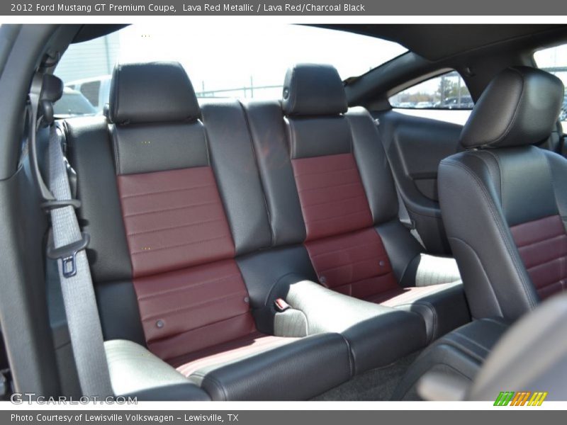 Rear Seat of 2012 Mustang GT Premium Coupe