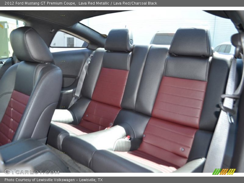 Rear Seat of 2012 Mustang GT Premium Coupe