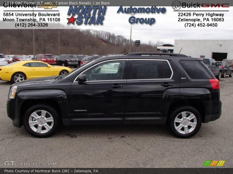 Carbon Black Metallic / Jet Black 2013 GMC Terrain SLT AWD