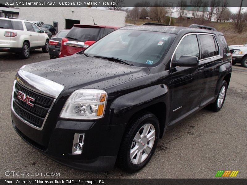 Carbon Black Metallic / Jet Black 2013 GMC Terrain SLT AWD