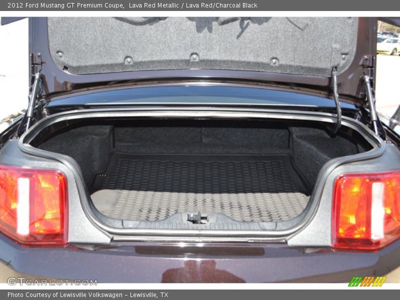  2012 Mustang GT Premium Coupe Trunk