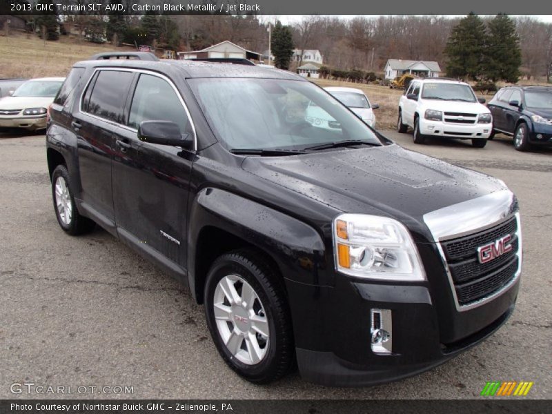 Carbon Black Metallic / Jet Black 2013 GMC Terrain SLT AWD