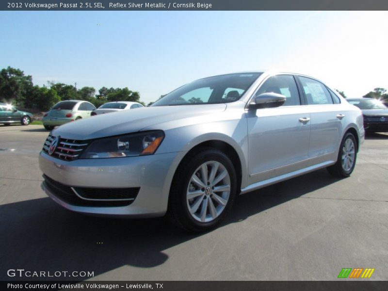 Reflex Silver Metallic / Cornsilk Beige 2012 Volkswagen Passat 2.5L SEL