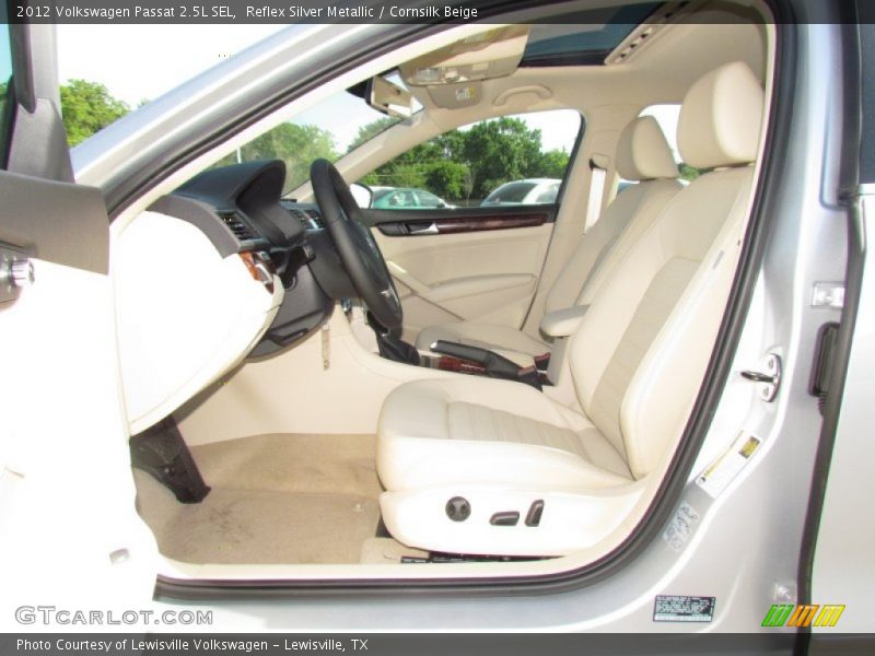 Reflex Silver Metallic / Cornsilk Beige 2012 Volkswagen Passat 2.5L SEL
