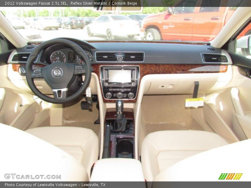 Reflex Silver Metallic / Cornsilk Beige 2012 Volkswagen Passat 2.5L SEL