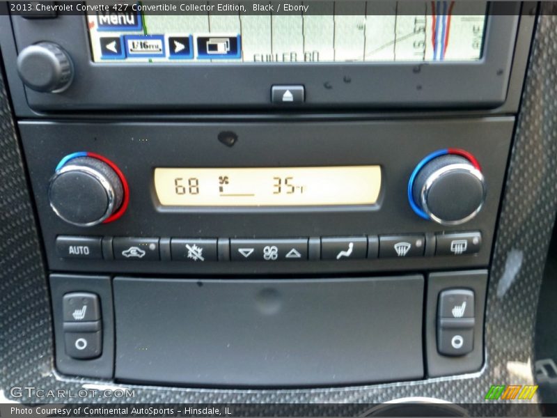 Controls of 2013 Corvette 427 Convertible Collector Edition