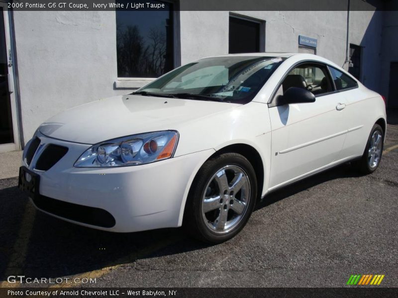 Ivory White / Light Taupe 2006 Pontiac G6 GT Coupe