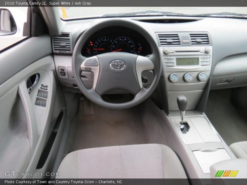 Super White / Ash Gray 2010 Toyota Camry LE