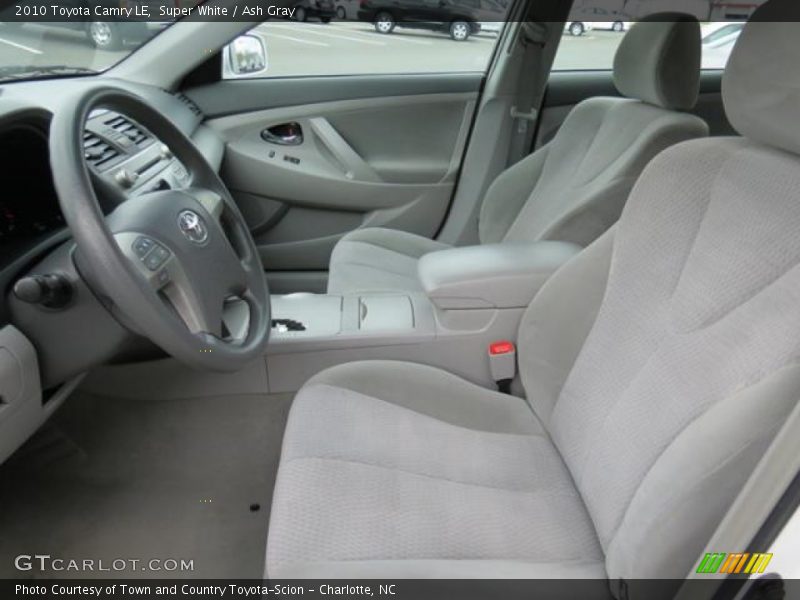 Super White / Ash Gray 2010 Toyota Camry LE