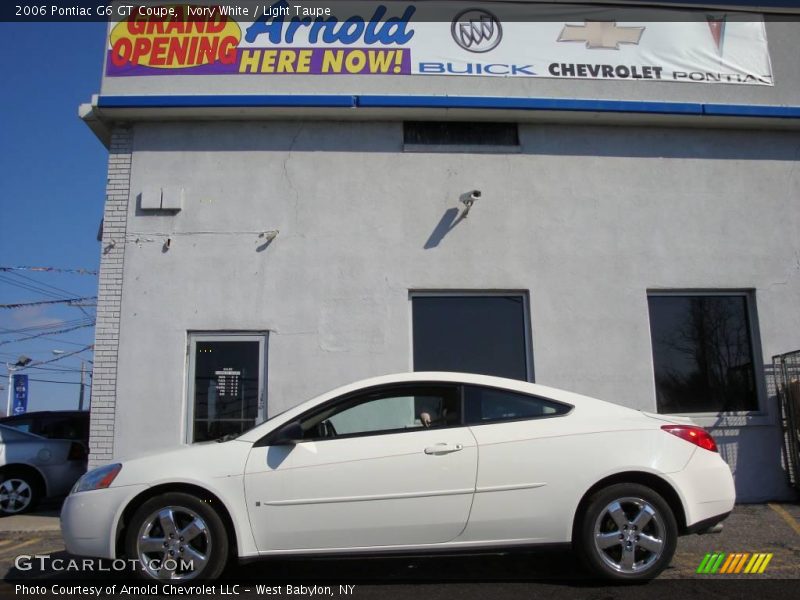 Ivory White / Light Taupe 2006 Pontiac G6 GT Coupe