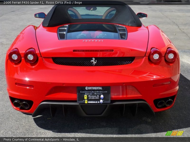 Rosso Corsa (Red) / Beige 2006 Ferrari F430 Spider F1