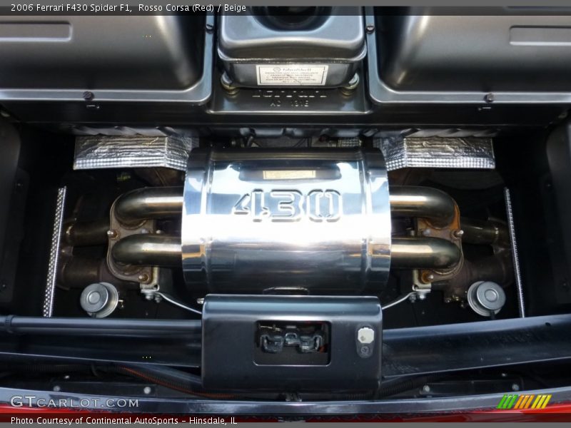 Exhaust of 2006 F430 Spider F1