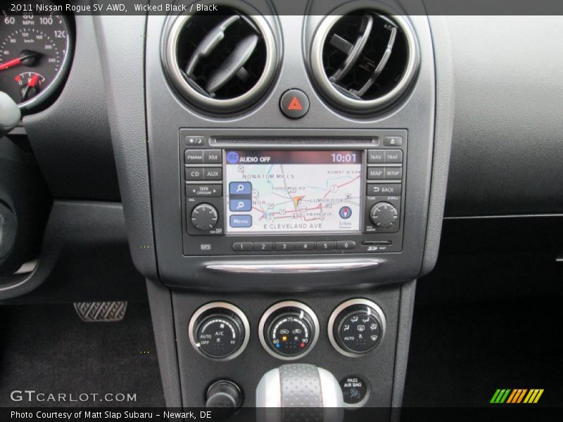 Wicked Black / Black 2011 Nissan Rogue SV AWD