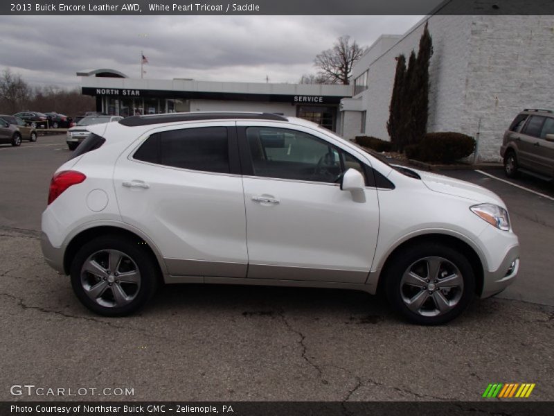  2013 Encore Leather AWD White Pearl Tricoat