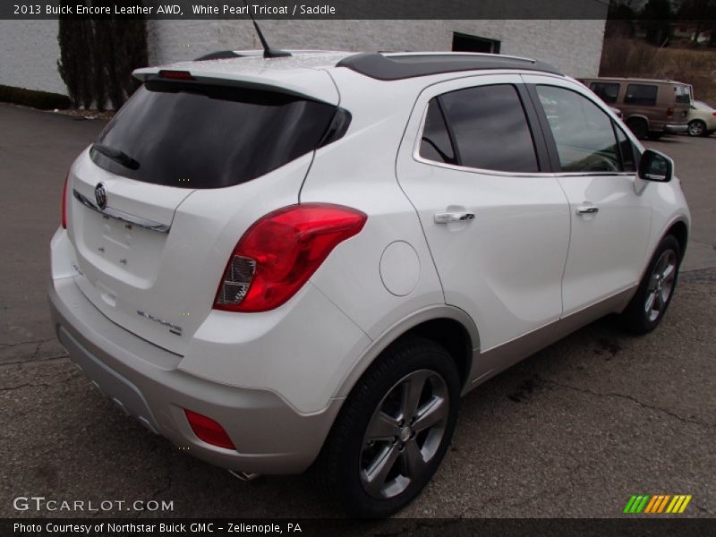 White Pearl Tricoat / Saddle 2013 Buick Encore Leather AWD