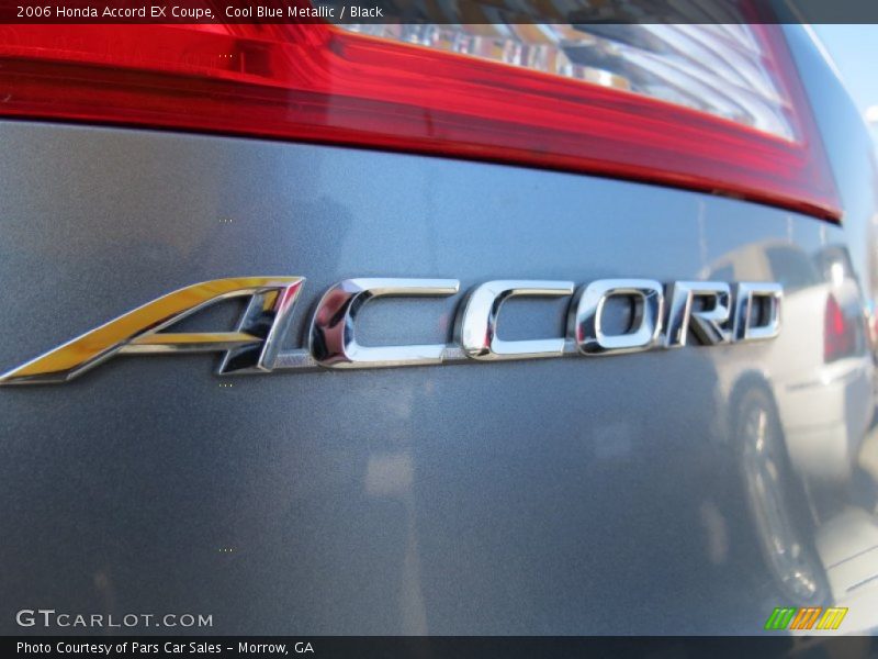 Cool Blue Metallic / Black 2006 Honda Accord EX Coupe