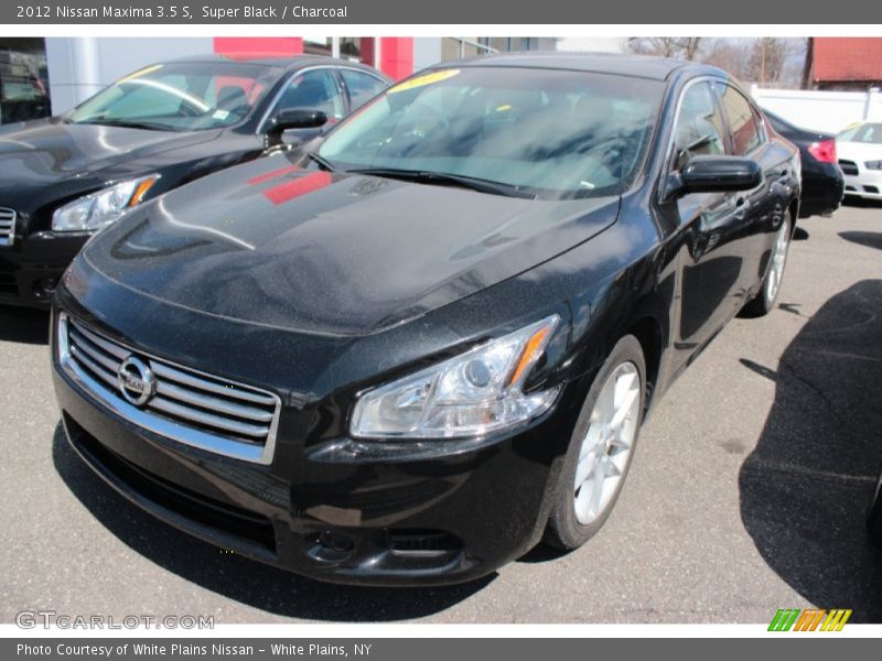 Super Black / Charcoal 2012 Nissan Maxima 3.5 S