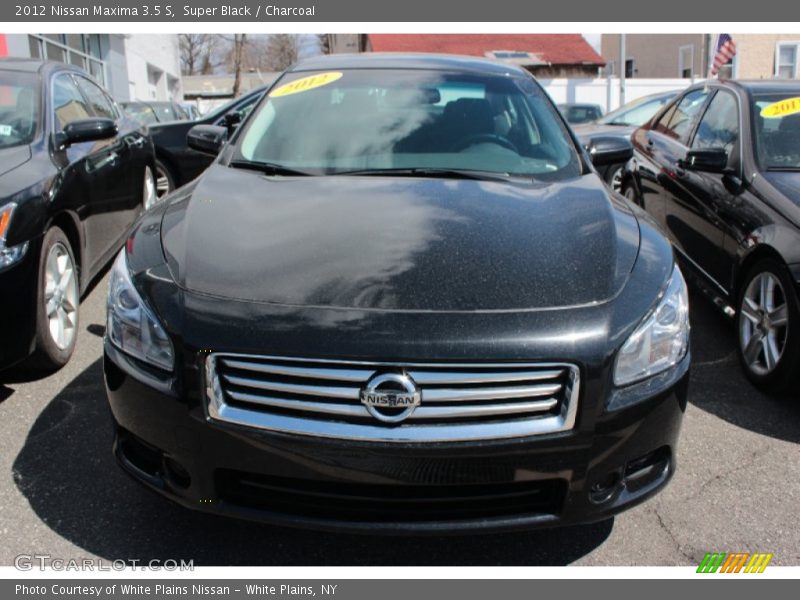 Super Black / Charcoal 2012 Nissan Maxima 3.5 S