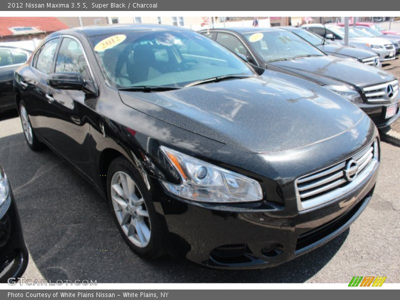 Super Black / Charcoal 2012 Nissan Maxima 3.5 S