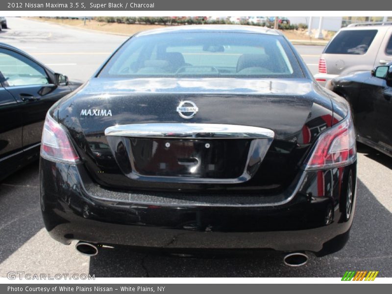 Super Black / Charcoal 2012 Nissan Maxima 3.5 S