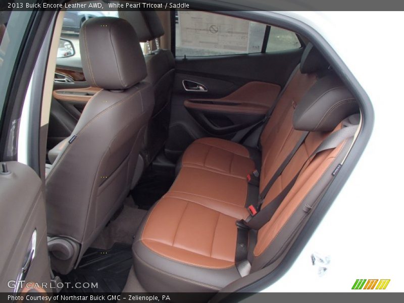 Rear Seat of 2013 Encore Leather AWD