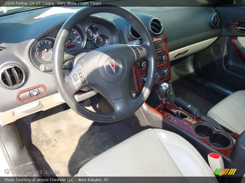 Ivory White / Light Taupe 2006 Pontiac G6 GT Coupe
