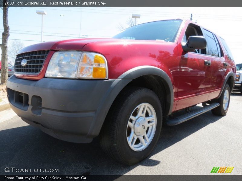Redfire Metallic / Graphite Grey 2003 Ford Explorer XLS
