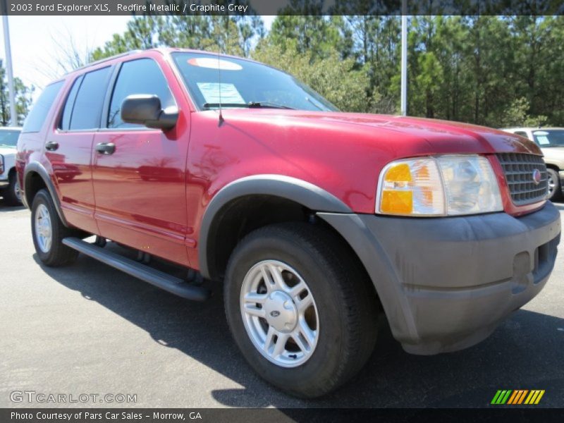 Redfire Metallic / Graphite Grey 2003 Ford Explorer XLS
