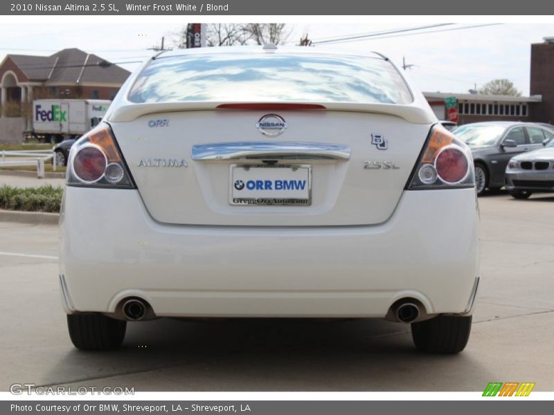 Winter Frost White / Blond 2010 Nissan Altima 2.5 SL